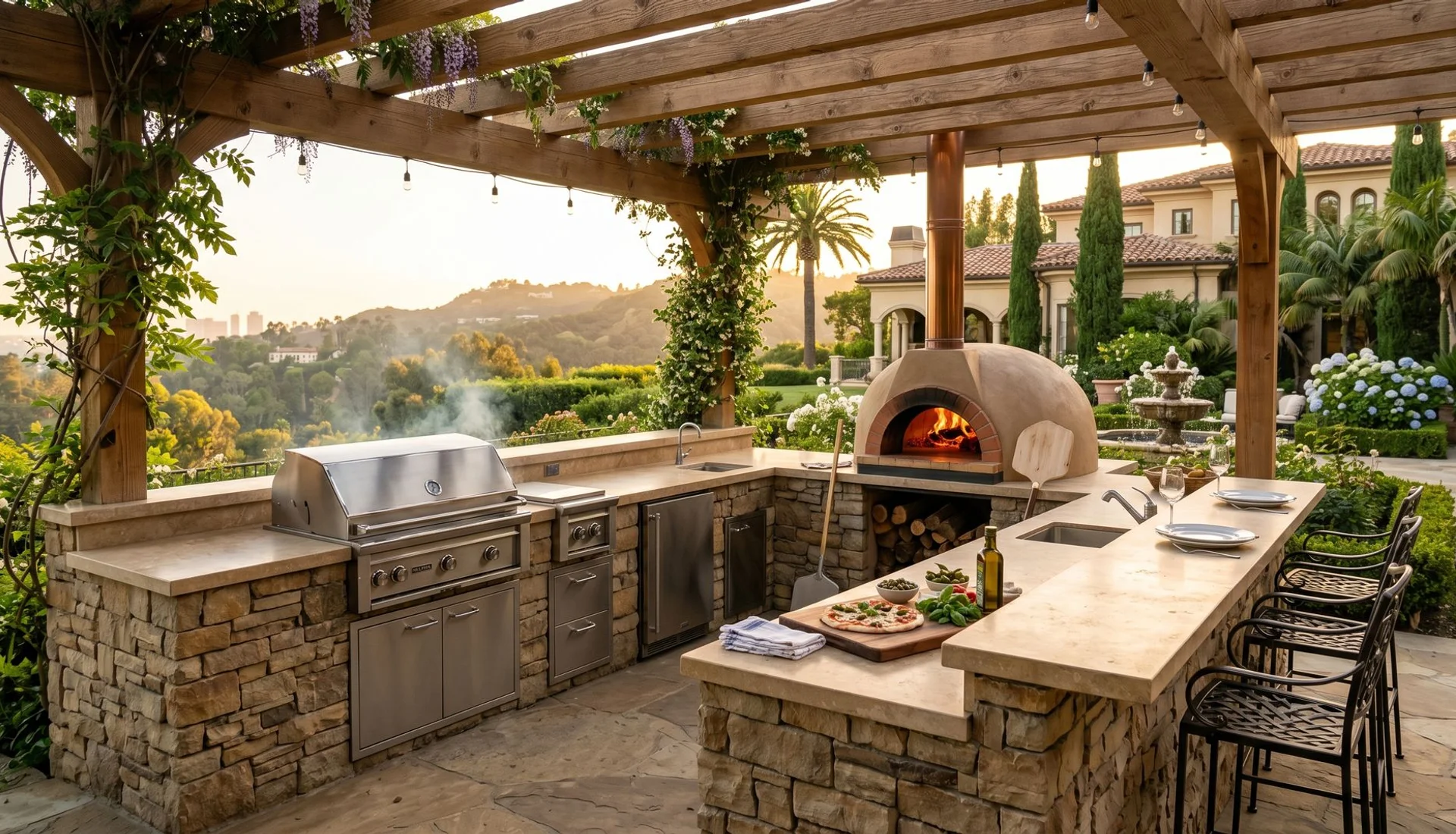 Outdoor Kitchens & Built-In BBQs services in Greater Los Angeles